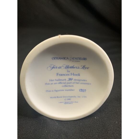 1981 Ceramica Excelsis "For a Mother's Love" by Frances Hook Figurine (1357) - Picture 4 of 4